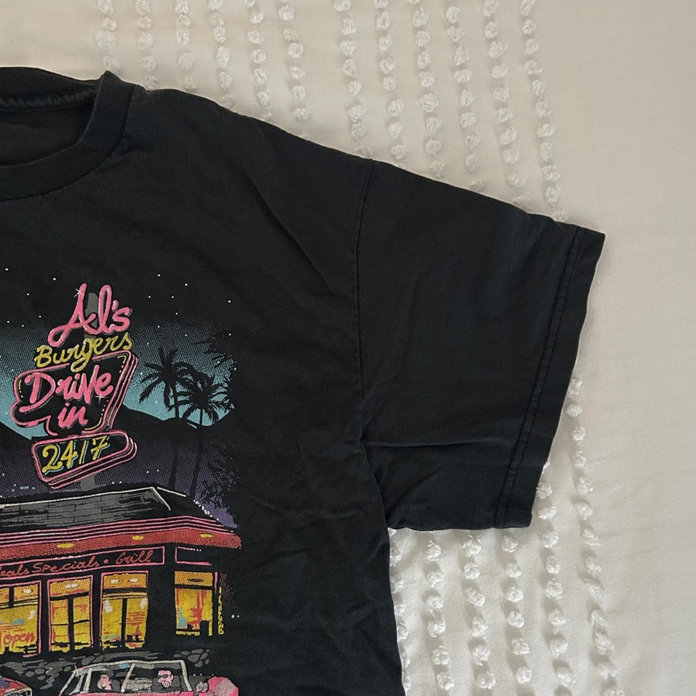 Brandy Melville/John Galt Black T-Shirt - Picture 3 of 4